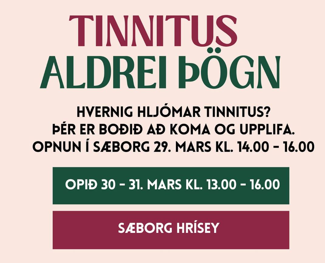 Kristín Björk Ingólfsdóttir sýnir í Hrísey